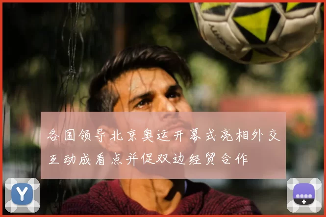 各国领导北京奥运开幕式亮相外交互动成看点并促双边经贸合作